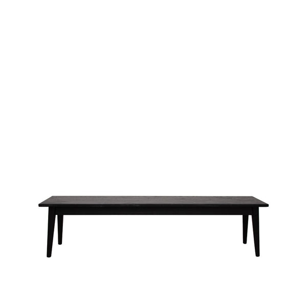 VAASA OAK BENCH MATTE BLACK