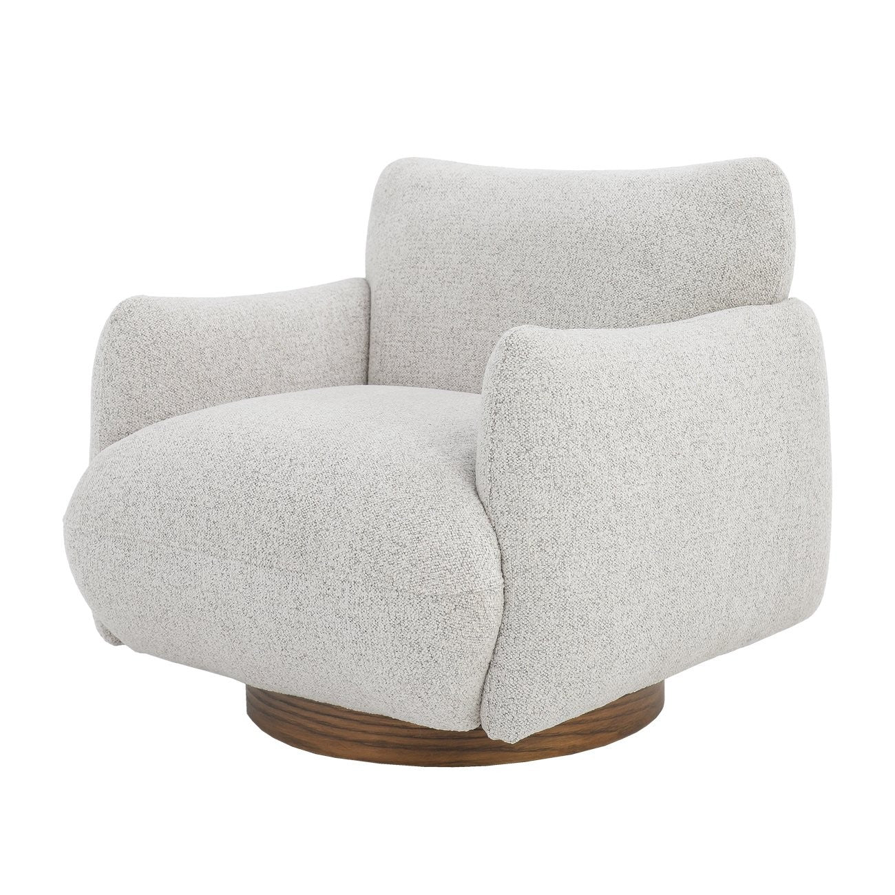 Remy Swivel Chair – Limestone – Cora Maud Interiors