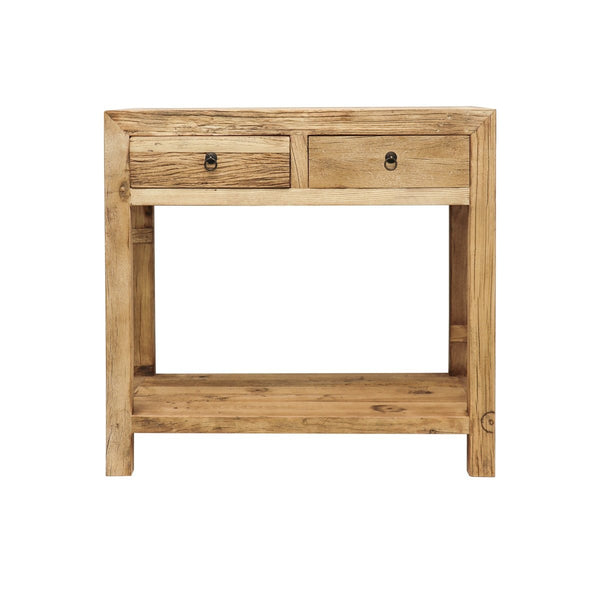 PARQ 2 DRAWER CONSOLE WITH LOWER SHELF