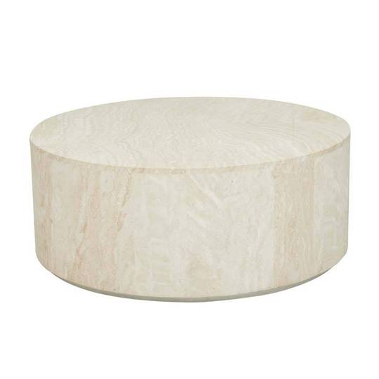 ELLE BLOCK ROUND COFFEE TABLE