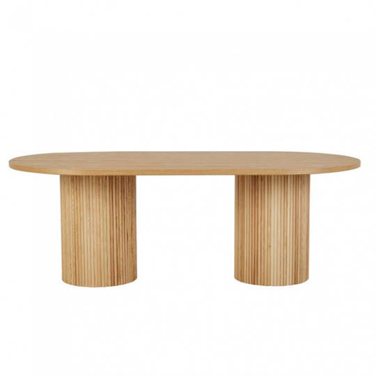 BENJAMIN RIPPLE OVAL DINING TABLE