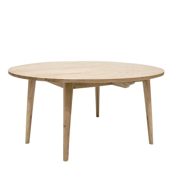 VAASA ROUND OAK DINING TABLE